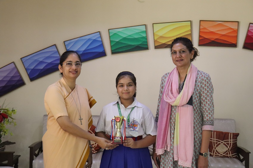 1ST POSITION IN SINGING COMPETITION
